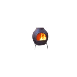 Cheminée Mexicaine Extérieure Jumbo Brun 113 Cm -Barbecue Fournitures Magasin cheminee mexicaine jumbo brun 113cm sur base 2