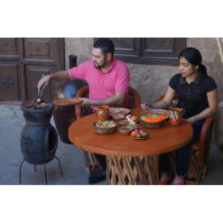 Cheminée Mexicaine Sur Base Avec Grille Inox Mexico Trade Center Jumbo 113 Cm Brun -Barbecue Fournitures Magasin cheminee mexicaine jumbo brun 113cm sur base avec grille inox 5