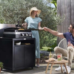 Barbecue Fournitures Magasin 30 Desserte Cuisine D'extérieur Le Marquier Noire