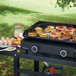 Barbecue Fournitures Magasin -Barbecue Fournitures Magasin desserte en acier noir pour plancha forge adour 1
