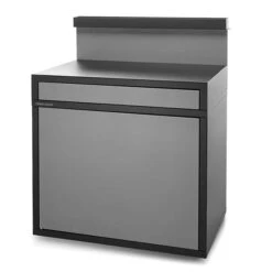 Desserte Universelle 3-4 Feux Forge Adour Acier Noir Et Gris -Barbecue Fournitures Magasin desserte forge adour acier noir et gris 3