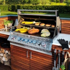 Napoleon Barbecue Gaz Encastrable Napoléon Prestige Pro 665 Inox 5 Brûleurs + 1 Rôtissoire -Barbecue Fournitures Magasin encastrable napoleon infrarouge inox pro 665 2