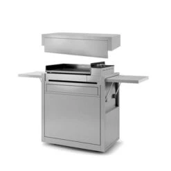 Ensemble Plancha Gaz Forge Adour Premium G60 Inox Sur Chariot + Capot -Barbecue Fournitures Magasin ensemble plancha gaz premium g60 inox forge adour avec capot et chariot inox 2