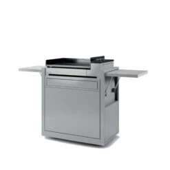 Ensemble Plancha Gaz Forge Adour Premium G60 Inox Sur Chariot + Capot -Barbecue Fournitures Magasin ensemble plancha gaz premium g60 inox forge adour avec capot et chariot inox 3