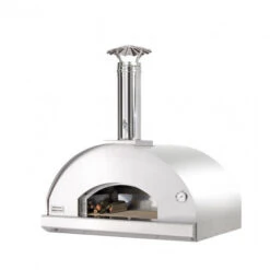 Four à Pizza à Bois Fontana Mangiafuoco Inox
