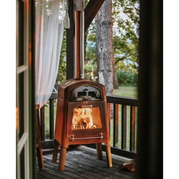 Four à Pizza Masuria Nexo Stove Corten 2 Four à Pizza Masuria Nexo Stove Corten – Image 2