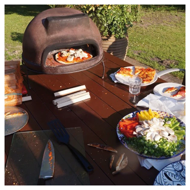 Four à Pizza Portable Mexico Trade Center Venise 52 Cm Marron 3 Four à Pizza Portable Mexico Trade Center Venise 52 Cm Marron – Image 3