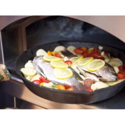 Four à Pizza à Bois Fontana Mangiafuoco Inox Sur Chariot -Barbecue Fournitures Magasin four fontana mangiafuoco inox sur chariot 6