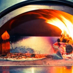 Four à Pizza à Bois Fontana Mangiafuoco Inox Sur Chariot -Barbecue Fournitures Magasin four fontana mangiafuoco inox sur chariot 8