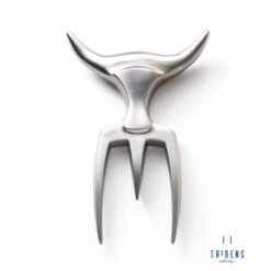 Fourchette à Découper Tridens En Acier Brossé -Barbecue Fournitures Magasin fourchette a decouper brossee tridens 2