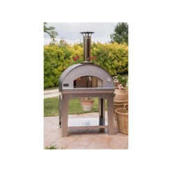 Four à Pizza à Bois Fontana Mangiafuoco Anthracite Sur Chariot -Barbecue Fournitures Magasin fourpizzmangiafuoco anthracite 6