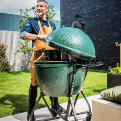 Kamado Big Green Egg XXL Øint 73cm Sur Chariot + Déflecteur -Barbecue Fournitures Magasin kamado big green egg xxl sur chariot deflecteur 2