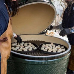 Kamado Big Green Egg XXL Øint 73cm Sur Chariot + Déflecteur -Barbecue Fournitures Magasin kamado big green egg xxl sur chariot deflecteur 3