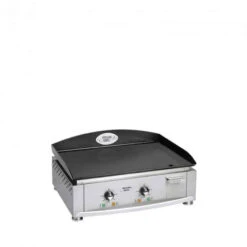 Ensemble Plancha électrique Roller Grill PL600E Inox Sur Chariot En Bois Et Inox Roller Grill -Barbecue Fournitures Magasin plancha electrique pl600e inox roller grill sur chariot en bois et inox roller grill 2