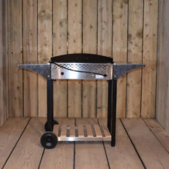 Ensemble Plancha électrique Roller Grill PL600E Inox Sur Chariot En Bois Et Inox Roller Grill -Barbecue Fournitures Magasin plancha electrique pl600e inox roller grill sur chariot en bois et inox roller grill 8