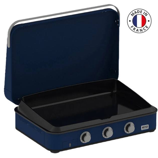 Plancha Gaz Eno 80 Enosign Blue Navy 3 Brûleurs 70 X 40 Avec Couvercle 5 Plancha Gaz Eno 80 Enosign Blue Navy 3 Brûleurs 70 X 40 Avec Couvercle – Image 5