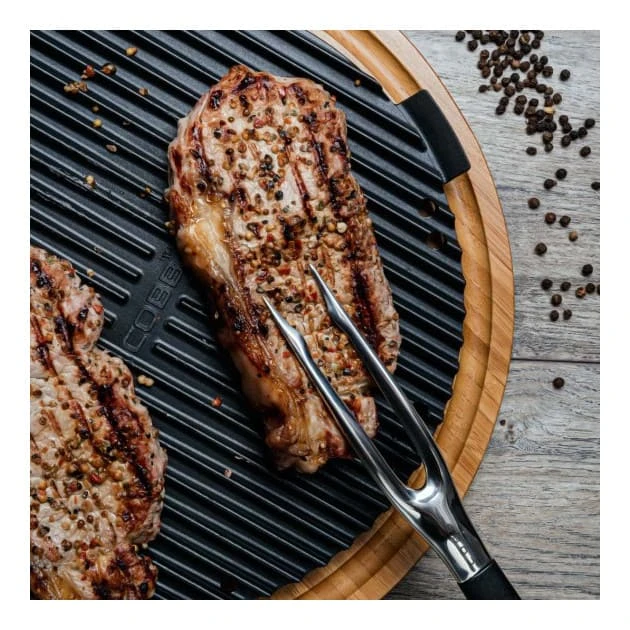 Plancha Barbecue Charbon Cobb Premier Rainurée 4 Plancha Barbecue Charbon Cobb Premier Rainurée – Image 4