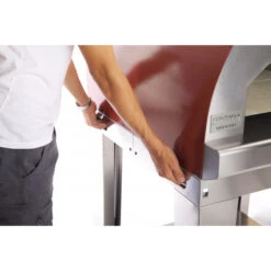 Four à Pizza à Bois Fontana Margherita Rouge Sur Chariot -Barbecue Fournitures Magasin product 2