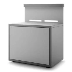 Barbecue Fournitures Magasin -Barbecue Fournitures Magasin support plancha acier ferme noir et gris mat 1