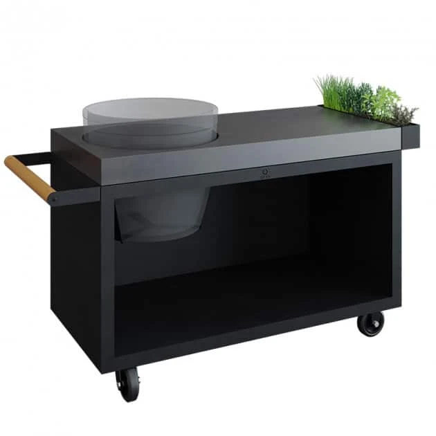 Table OFYR Pro 135 Black / Béton Pour Big Green Egg 1 Table OFYR Pro 135 Black / Béton Pour Big Green Egg